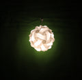 White Color Changing Ball Linked Vinyl Lamp