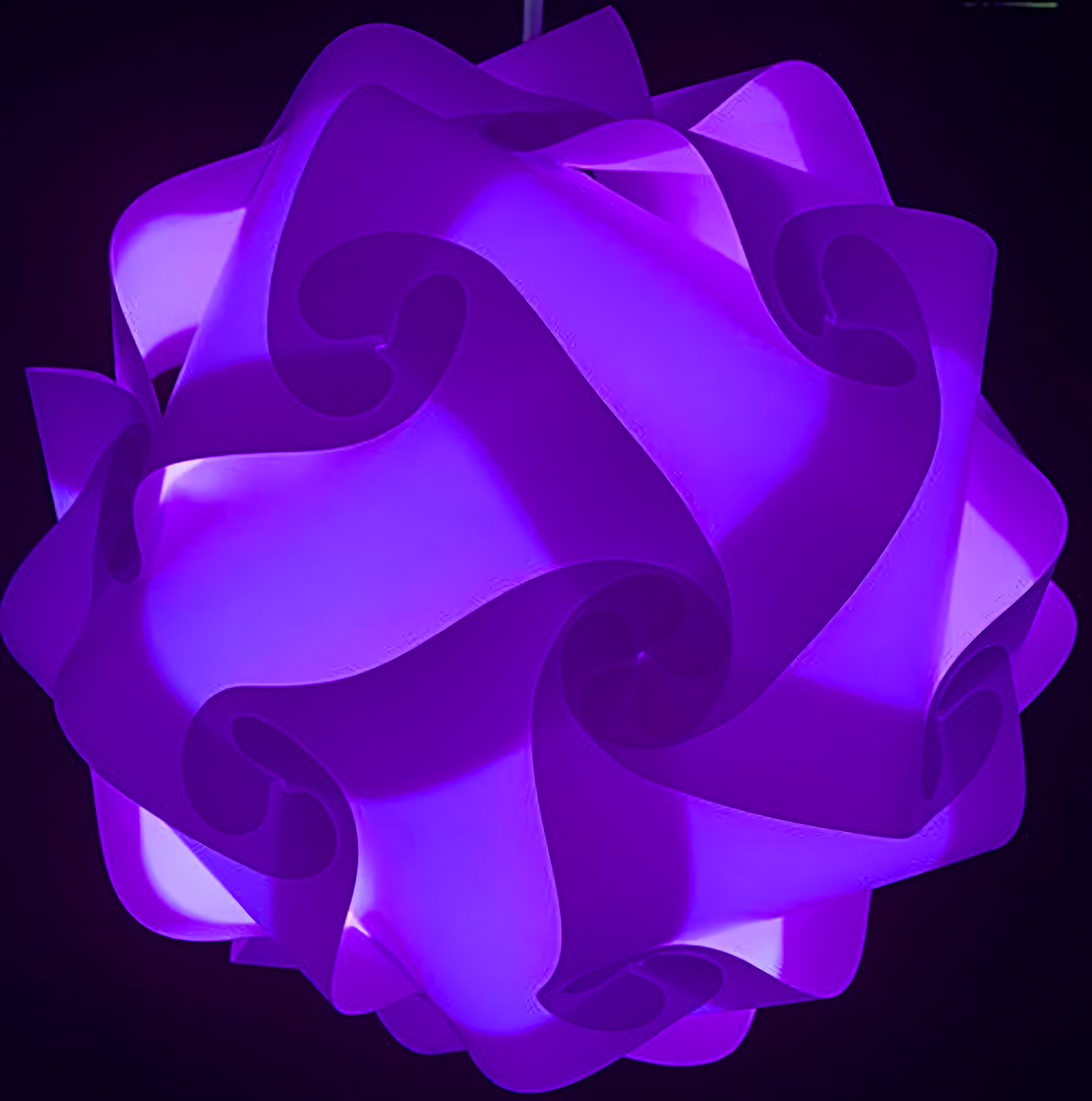 Ball Color Changing Linked Vinyl Lamp