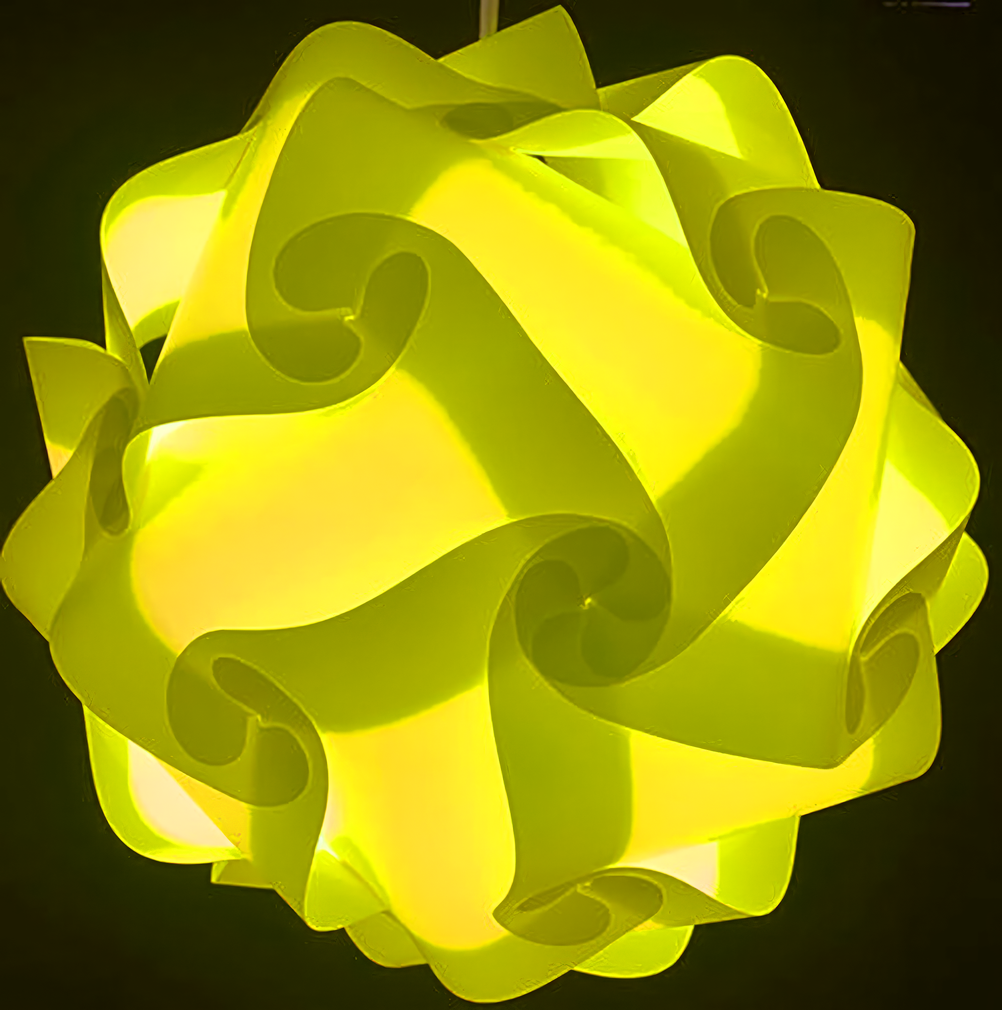 Ball Color Changing Linked Vinyl Lamp